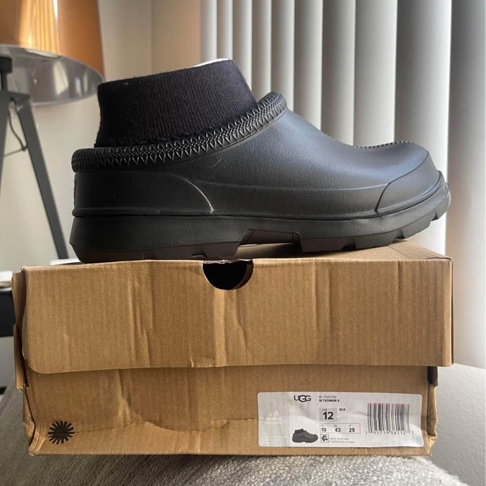 UGG Black Slip-On Tasman